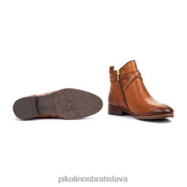 obuv brandy Pikolinos 640B4355 kráľovská kožená členková obuv ženy