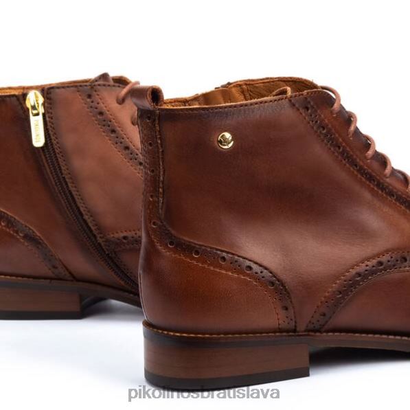 obuv cuero Pikolinos 640B4303 kráľovská členková obuv na šnurovanie ženy