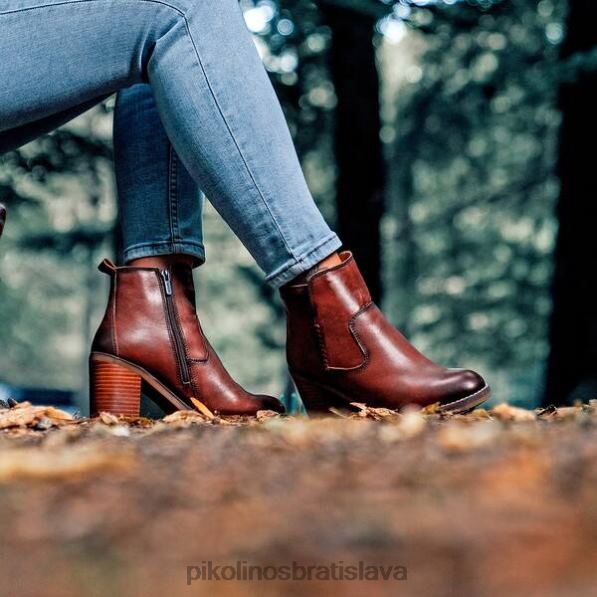 obuv cuero Pikolinos 640B4824 kožená členková obuv pompeya ženy