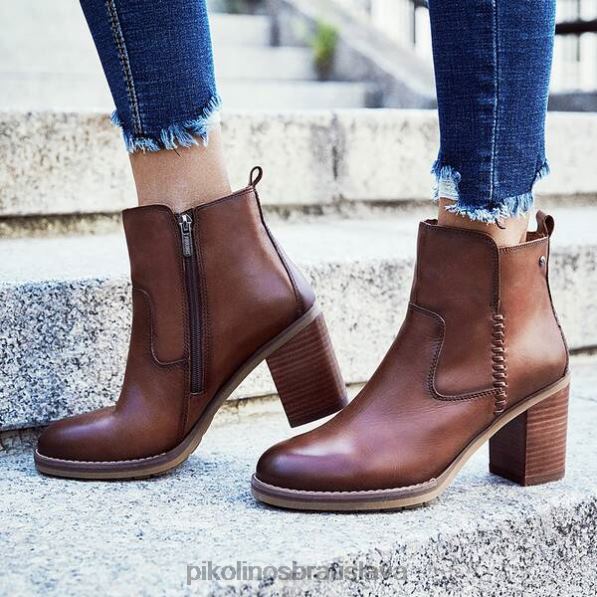 obuv cuero Pikolinos 640B4824 kožená členková obuv pompeya ženy