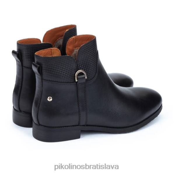 obuv čierna Pikolinos 640B4291 kráľovské kráľovské členkové čižmy s prackou ženy