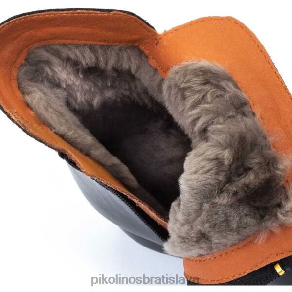 obuv čierna Pikolinos 640B4291 kráľovské kráľovské členkové čižmy s prackou ženy