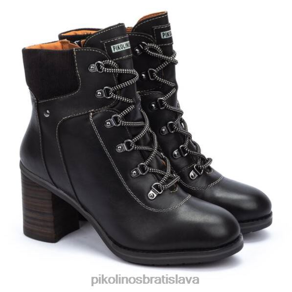 obuv čierna Pikolinos 640B4293 pompeya pompeya členková obuv ženy