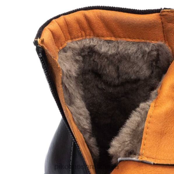 obuv čierna Pikolinos 640B4293 pompeya pompeya členková obuv ženy