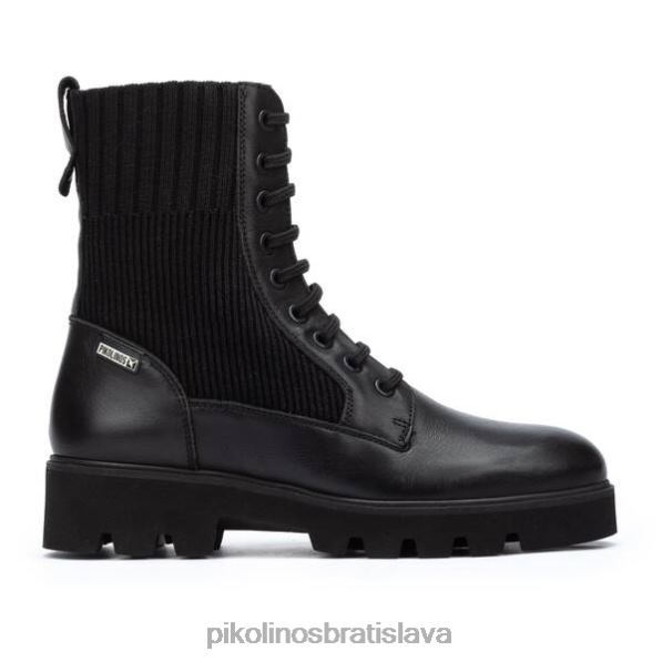 obuv čierna Pikolinos 640B4318 salamanca salamanca šnurovacie členkové čižmy ženy