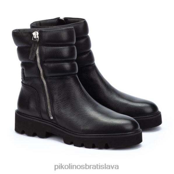 obuv čierna Pikolinos 640B4350 salamanca členkové čižmy salamanca so zipsom ženy