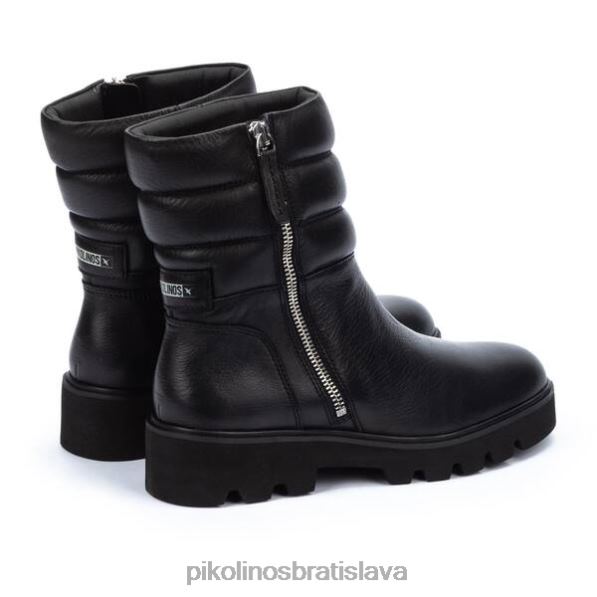 obuv čierna Pikolinos 640B4350 salamanca členkové čižmy salamanca so zipsom ženy