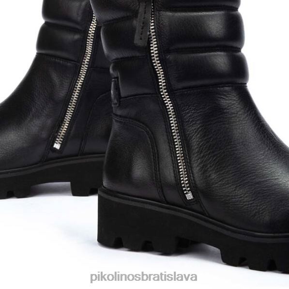 obuv čierna Pikolinos 640B4350 salamanca členkové čižmy salamanca so zipsom ženy
