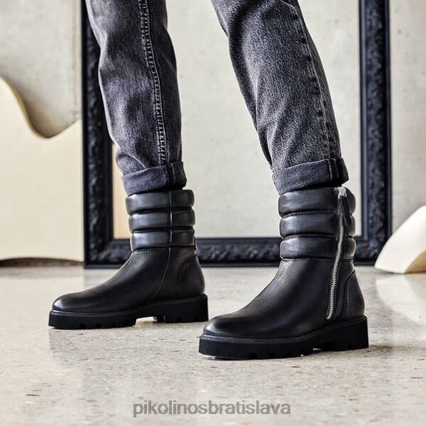 obuv čierna Pikolinos 640B4350 salamanca členkové čižmy salamanca so zipsom ženy
