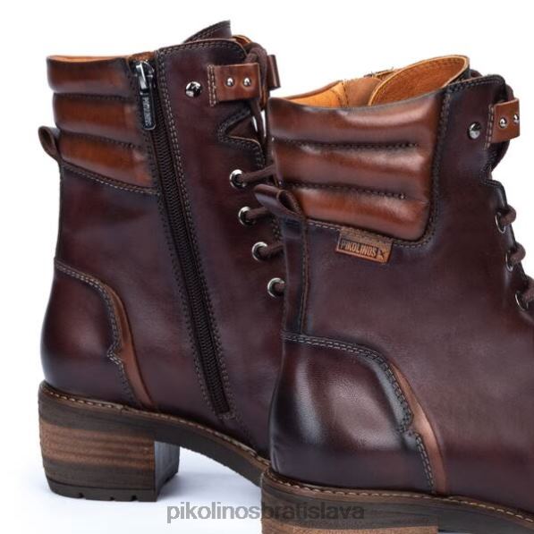 obuv kaoba Pikolinos 640B4262 šnurovacie členkové topánky san sebastian na opätku ženy