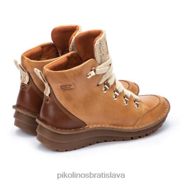 obuv mandľový Pikolinos 640B4273 cazorla cazorla šnurovacie členkové topánky ženy