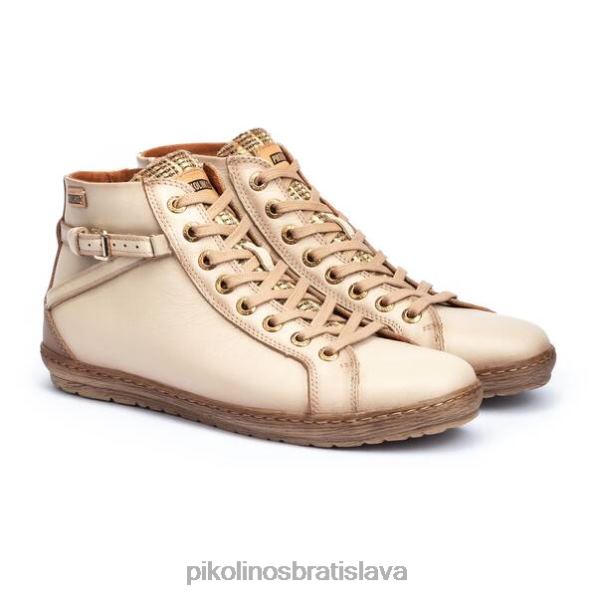 obuv marfil Pikolinos 640B4210 kožené členkové topánky ležérneho štýlu lagos ženy