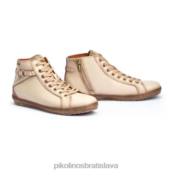 obuv marfil Pikolinos 640B4210 kožené členkové topánky ležérneho štýlu lagos ženy