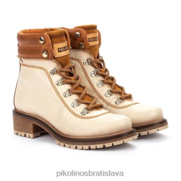 obuv marfil Pikolinos 640B4279 aspe šnurovacie členkové topánky ženy