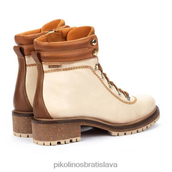obuv marfil Pikolinos 640B4279 aspe šnurovacie členkové topánky ženy
