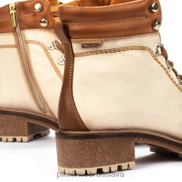 obuv marfil Pikolinos 640B4279 aspe šnurovacie členkové topánky ženy