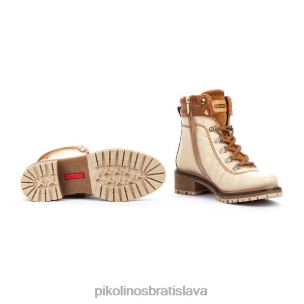 obuv marfil Pikolinos 640B4279 aspe šnurovacie členkové topánky ženy
