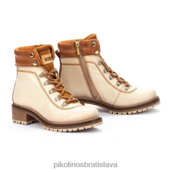 obuv marfil Pikolinos 640B4279 aspe šnurovacie členkové topánky ženy
