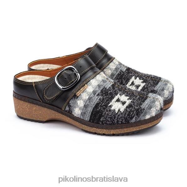obuv čierna Pikolinos 640B4156 granada granadské kožené dreváky ženy
