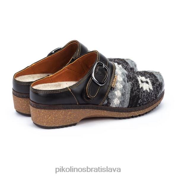 obuv čierna Pikolinos 640B4156 granada granadské kožené dreváky ženy