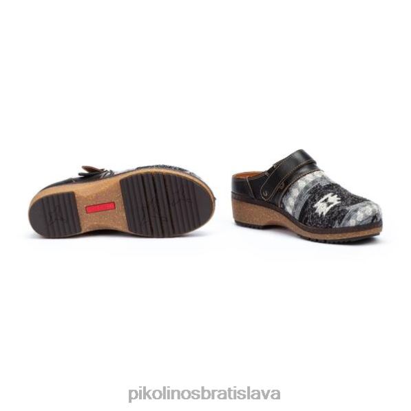 obuv čierna Pikolinos 640B4156 granada granadské kožené dreváky ženy