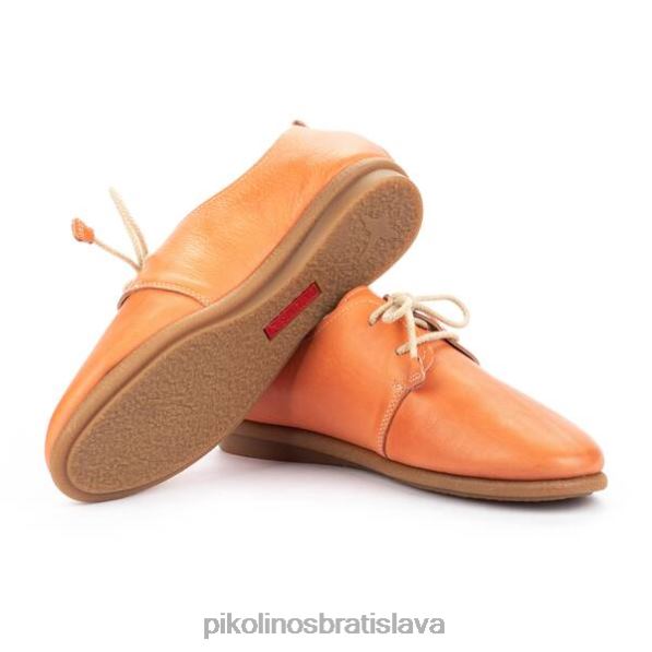 obuv šarlátový Pikolinos 640B4813 calabria obyčajná topánka na šnurovanie ženy