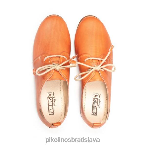 obuv šarlátový Pikolinos 640B4813 calabria obyčajná topánka na šnurovanie ženy