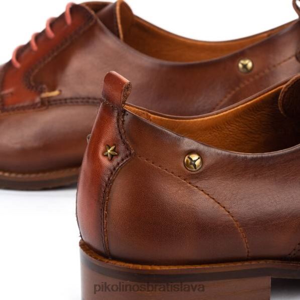 obuv cuero Pikolinos 640B4814 kráľovská topánka na šnurovanie ženy