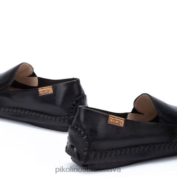 obuv čierna Pikolinos 640B447 kožený mokasín jerez jerez ženy