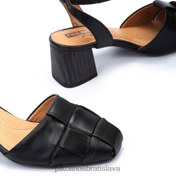 obuv čierna Pikolinos 640B4238 murcia slingback podpätky ženy