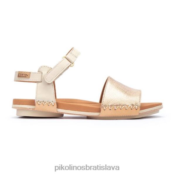 obuv šampanské Pikolinos 640B4699 Tenerife Tenerife ploché sandále ženy