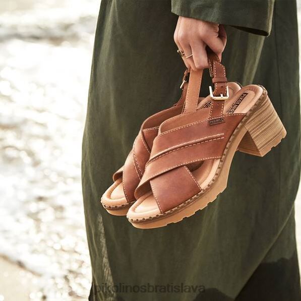 obuv brandy Pikolinos 640B4106 Kanárske sandále s podpätkom ženy