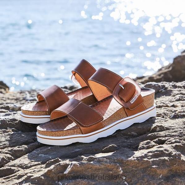 obuv brandy Pikolinos 640B497 Menorca bio dizajnové sandále s nastaviteľným remienkom ženy