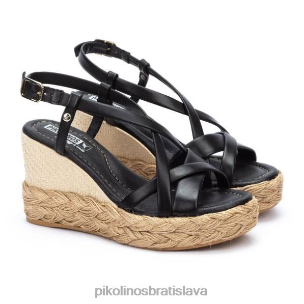 obuv čierna Pikolinos 640B4107 ronda strappy kliny ženy