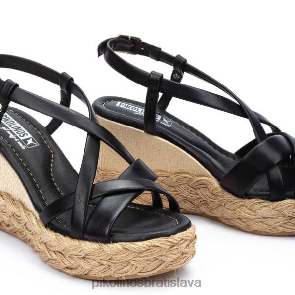 obuv čierna Pikolinos 640B4107 ronda strappy kliny ženy