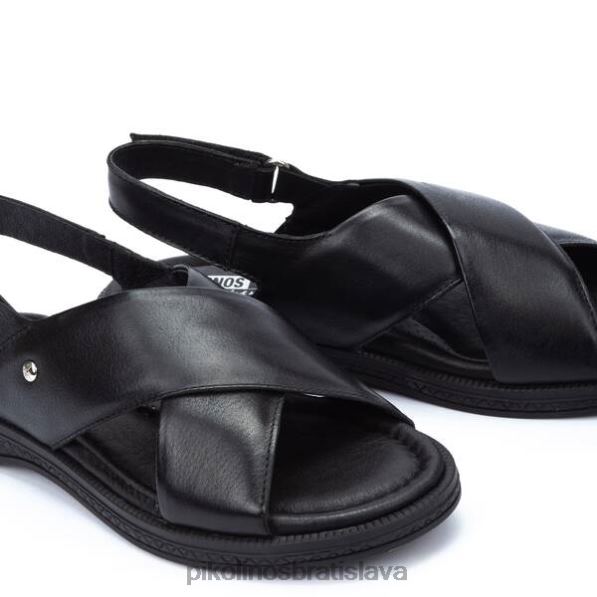 obuv čierna Pikolinos 640B4731 ploché sandále moraira moraira ženy