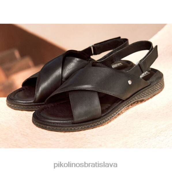 obuv čierna Pikolinos 640B4731 ploché sandále moraira moraira ženy