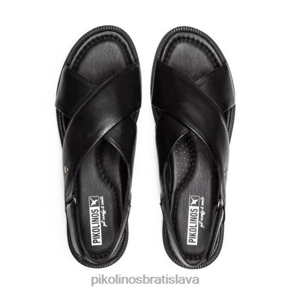 obuv čierna Pikolinos 640B4731 ploché sandále moraira moraira ženy