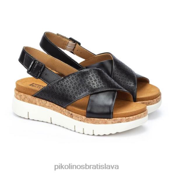 obuv čierna Pikolinos 640B4734 palma palma sandále ženy