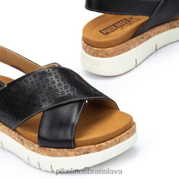 obuv čierna Pikolinos 640B4734 palma palma sandále ženy