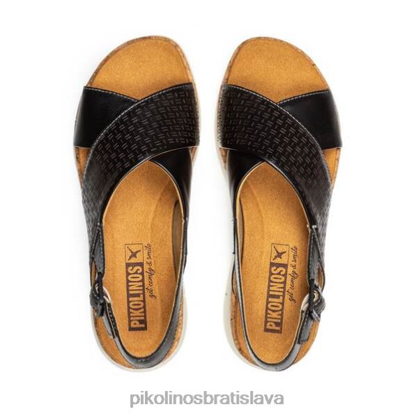 obuv čierna Pikolinos 640B4734 palma palma sandále ženy
