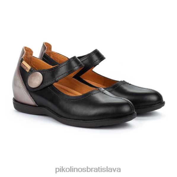 obuv čierna Pikolinos 640B4799 ador lodičky s bočným zapínaním ženy