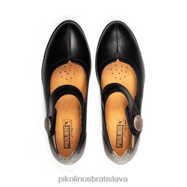 obuv čierna Pikolinos 640B4799 ador lodičky s bočným zapínaním ženy