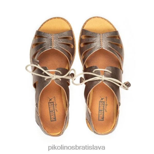 obuv kameň Pikolinos 640B4707 marazul páskové sandále na šnurovanie ženy