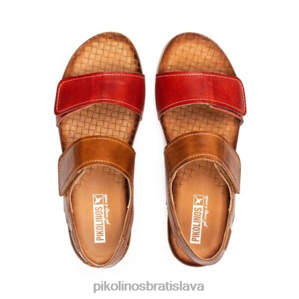 obuv koralový Pikolinos 640B437 mahon mahon sandále ženy