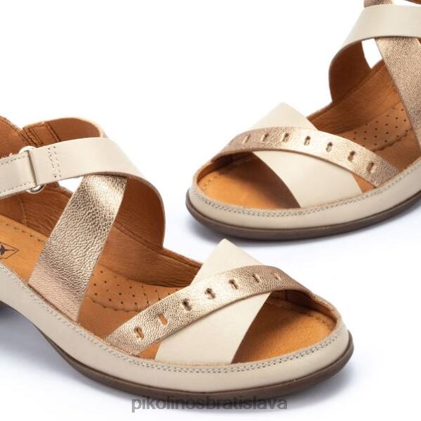 obuv marfil Pikolinos 640B4702 huelva Kliny huelva s pásikom bandeau ženy