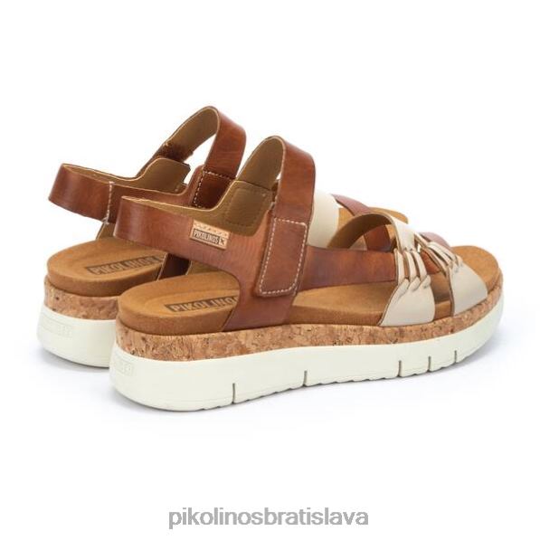 obuv marfil-podprsenka Pikolinos 640B429 sandále palma palma na platforme ženy