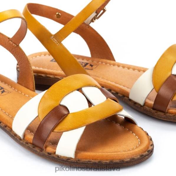 obuv med Pikolinos 640B4715 ploché sandále algar s krížovým remienkom ženy