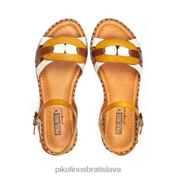 obuv med Pikolinos 640B4715 ploché sandále algar s krížovým remienkom ženy