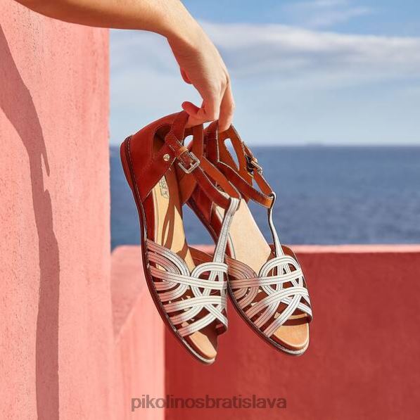 obuv nata Pikolinos 640B4710 ploché sandále talavera s tkanými remienkami ženy